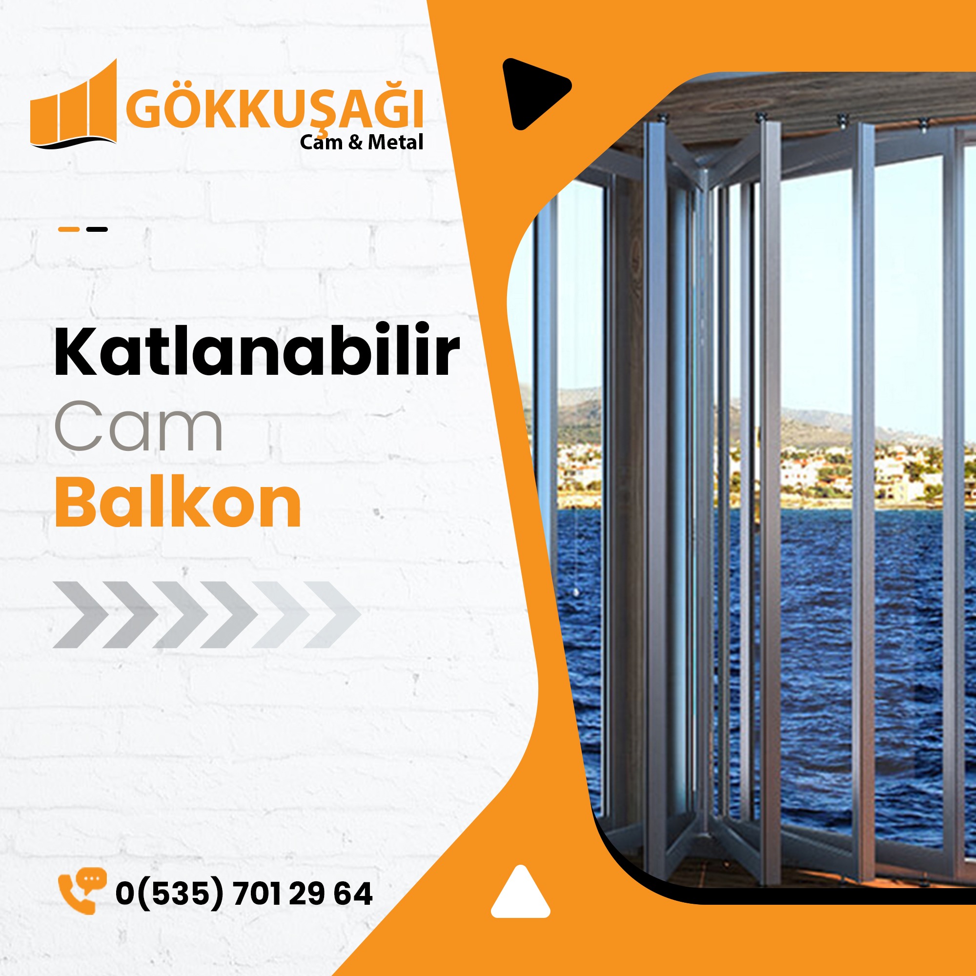 Meram Katlanabilir Cam Balkon